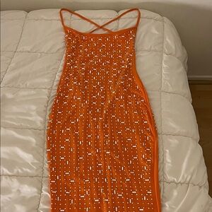 Outcast Orange Maxi Dress